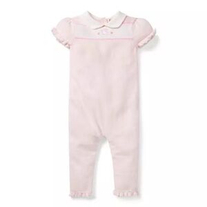 Janie and Jack baby girl bunny Easter romper